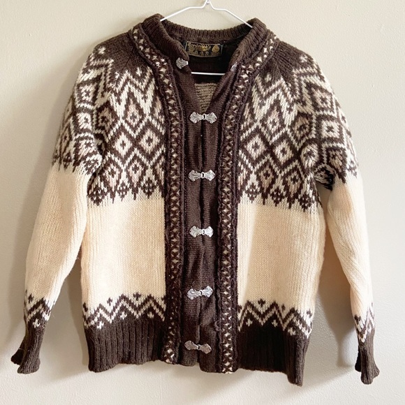 Nordstrikk Norwegian fair isle cardigan S - Picture 11 of 12